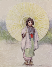 Young Lady in Kimono