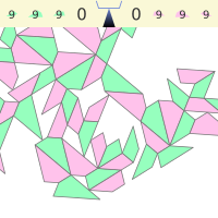 【boardgame】A game of Brace the TriGolden, played between two simple AI