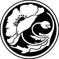 Flower in circle