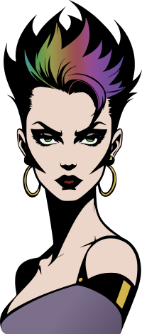 Punk Woman - Colour Remix