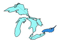 Location of Lake Ontario