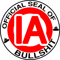 Official seal of IA bullshit flat version