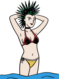 Punk at the Beach - Colour Remix