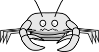 Cartoon Cave crab