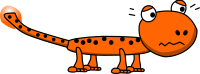 Cartoon Spotted salamander