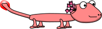 Cartoon Cave Salamander