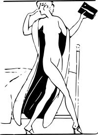 Naked Woman Walking
