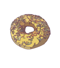 Yellow Doughnut
