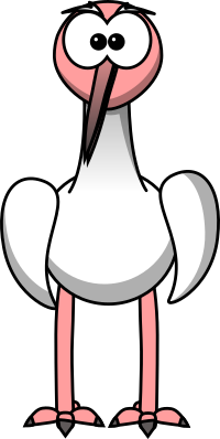 Cartoon Ibis