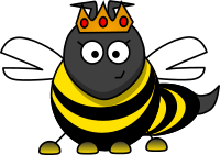 Cartoon Wasp queen