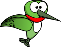 Cartoon Hummingbird