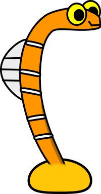 Cartoon Eel