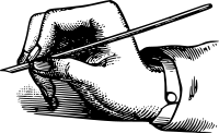 Writing hand