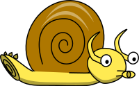 Cartoon Freshwater Snail