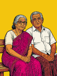 Indian Senior Couple