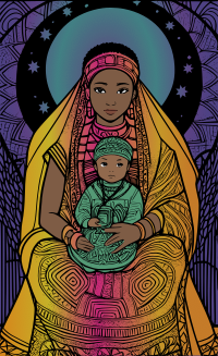 African Mother - Colour Remix