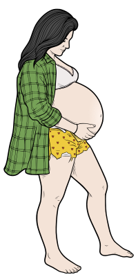 Pregnant Woman - Colour Remix