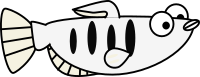 Cartoon Archerfish