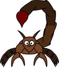 Cartoon Scorpion (Front facing remix)