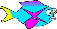 Cartoon Parrotfish