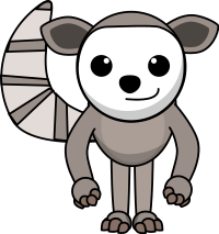 Cartoon Lemur