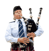 Bagpipes Lady