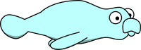 Cartoon Manatee