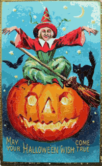 Vintage Halloween Card
