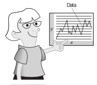 Girl with a chart