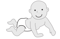 baby crawling