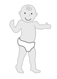 baby standing