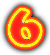 Neon Numerals-6