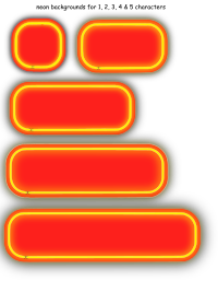 Neon Numerals-backgrounds