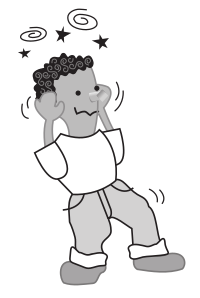 Kid with headache