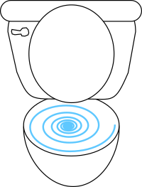 Swirly Toilet
