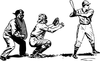 baseball at bat