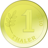 One golden coin
