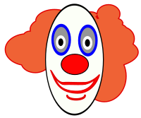Creepy Clown Face