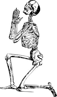 Praying Skeleton