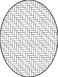 pattern herringbone outline