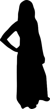 Woman silhouette
