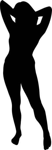 Woman silhouette