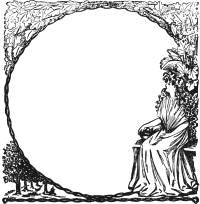 Lady and a Tree Frame