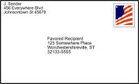 addressed envelope with stamp 01