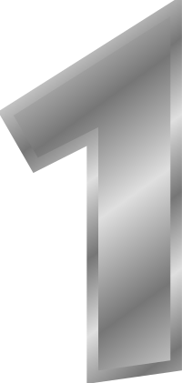 Effect Letters alphabet silver