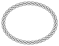 rope border oval