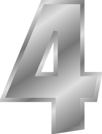 Effect Letters alphabet silver