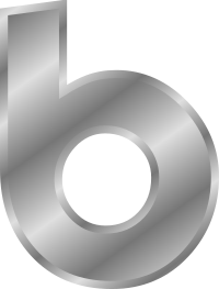 Effect Letters alphabet silver