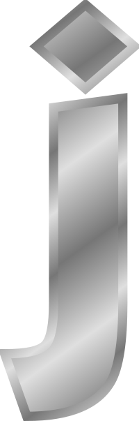 Effect Letters alphabet silver