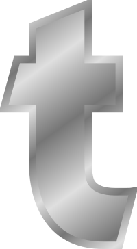 Effect Letters alphabet silver